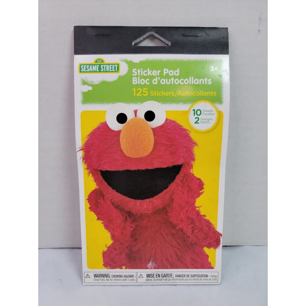 Sesame Street Elmo Sticker Pad 125 Stickers 10 Sheets American Greetings 2017
